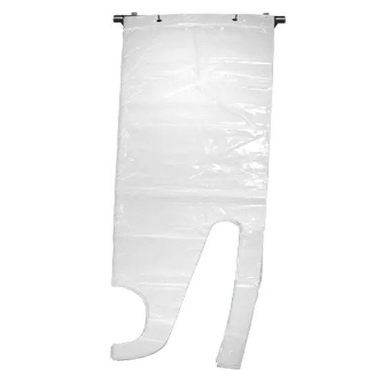 This functional blocked PE apron is crafted from exceptionally strong polyethylene (0.03-0.10 mm). The practical block design can be hung anywhere protective clothing is needed, allowing you to easily tear off an apron and start working. Its smooth surface is easy to clean and completely moisture-resistant. Comfort is also prioritized, with a generous neck cutout that offers a relaxed fit, while the waist ties allow you to adjust the fit for added comfort. This ensures your clothes stay clean, dry, and allows for comfortable work.
The material used for our blocked PE apron is particularly durable and well-suited for food handling. Whether in catering, food processing, or laboratory environments, this apron provides reliable protection. It is CE certified, which guarantees careful workmanship under high standards. Completely latex-free, it is also skin-friendly, making it an ideal choice for those with allergies.
Features:
·Extra strong
·Smooth surface
·Neck punching
·PE tie straps at waist
·In block for easy dispensing.